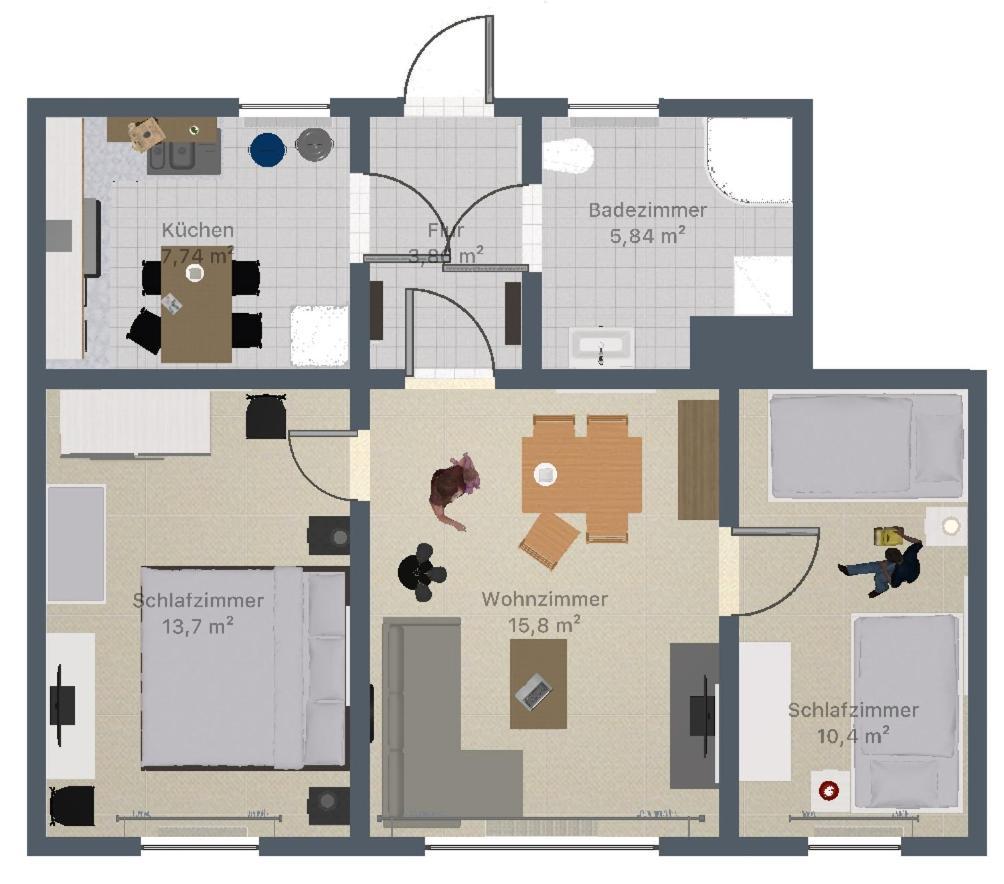 Ferienwohnung Kuehl Boossen Luaran gambar